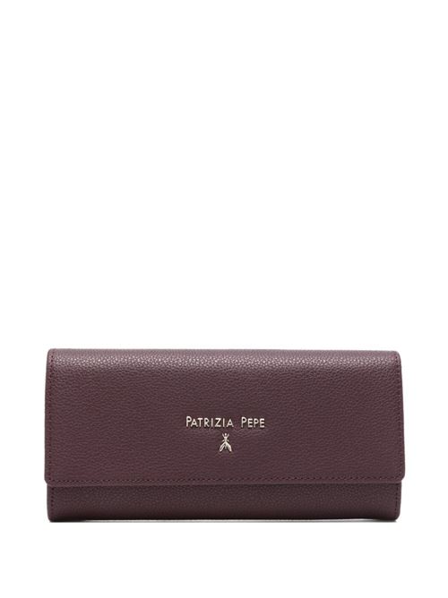 Portafoglio donna con logo PATRIZIA PEPE | CQ0215L001M536